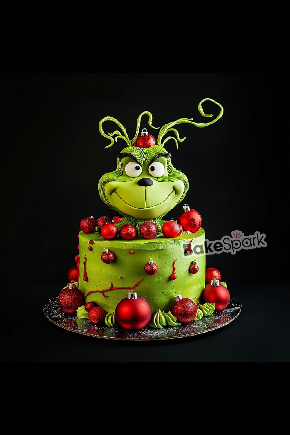 grinch cake idea