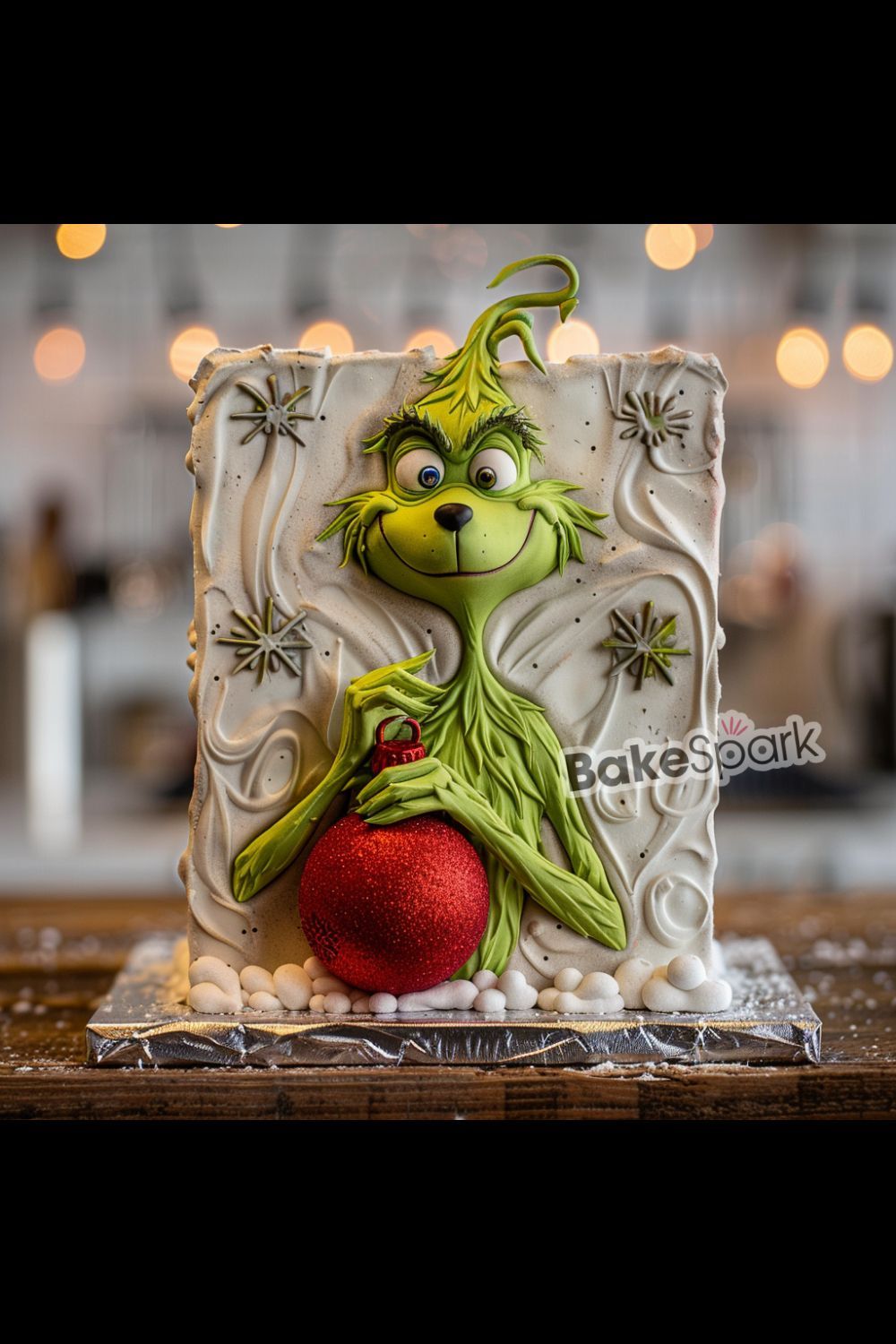 grinch cake idea