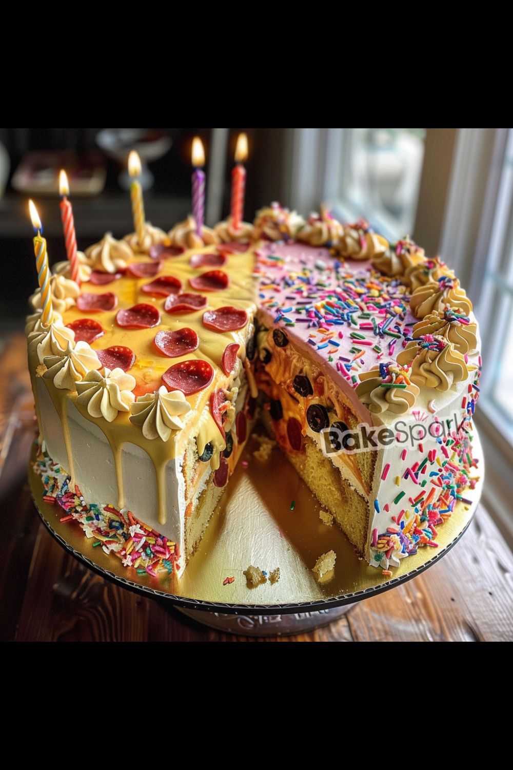 pizza cake idea