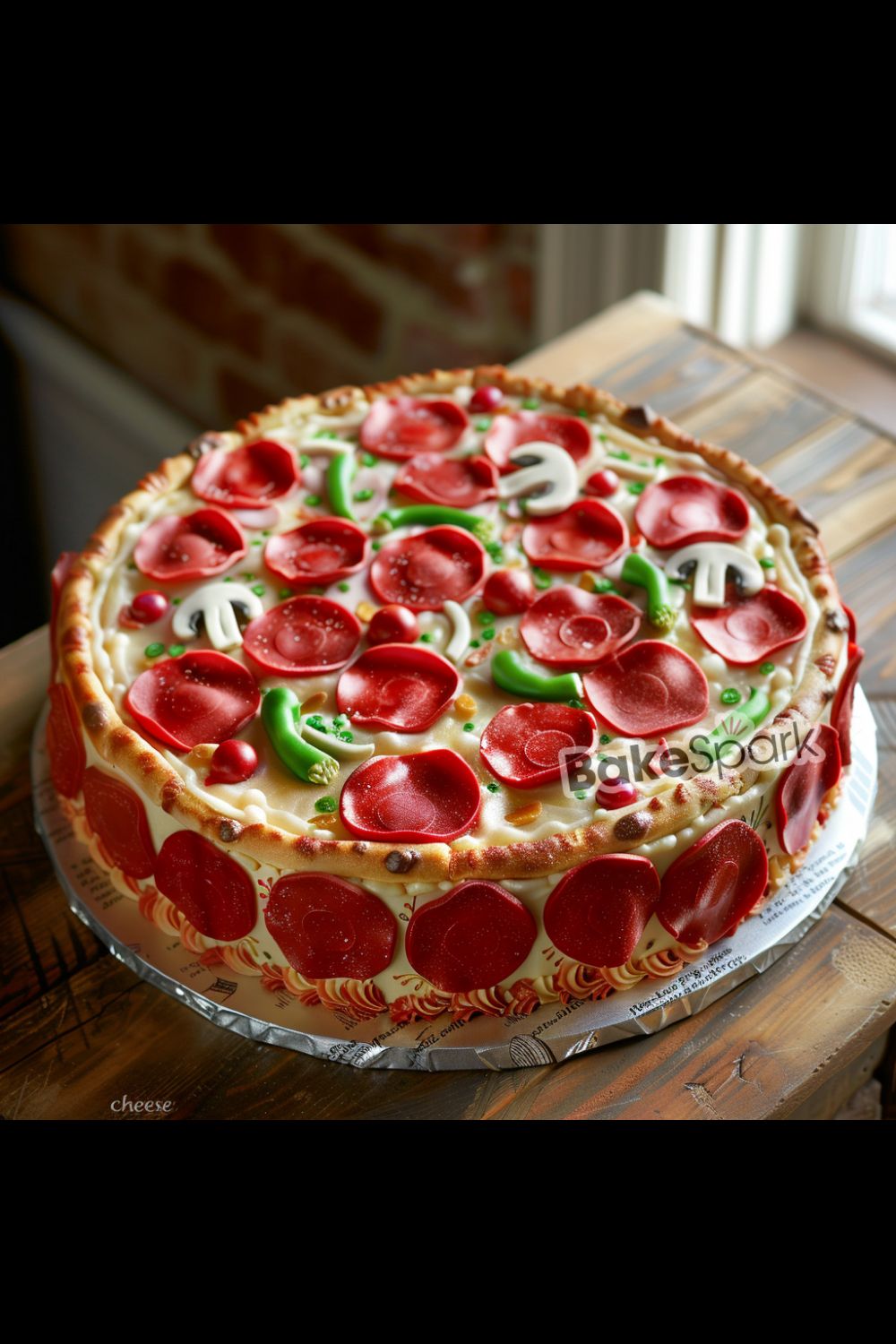 pizza cake idea