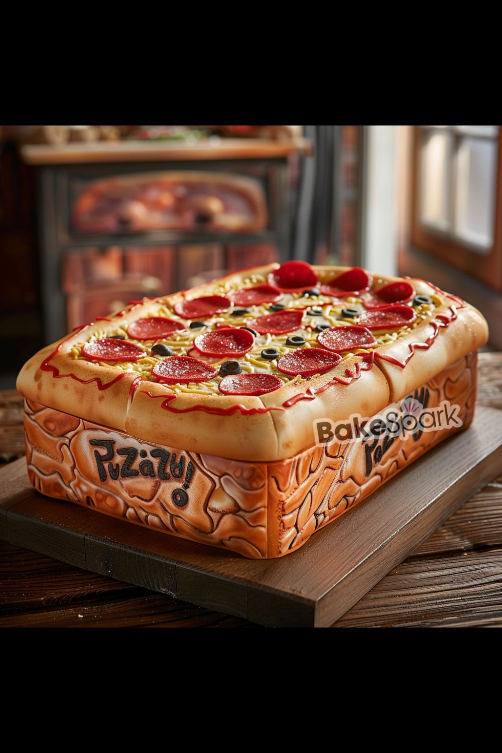 pizza cake idea
