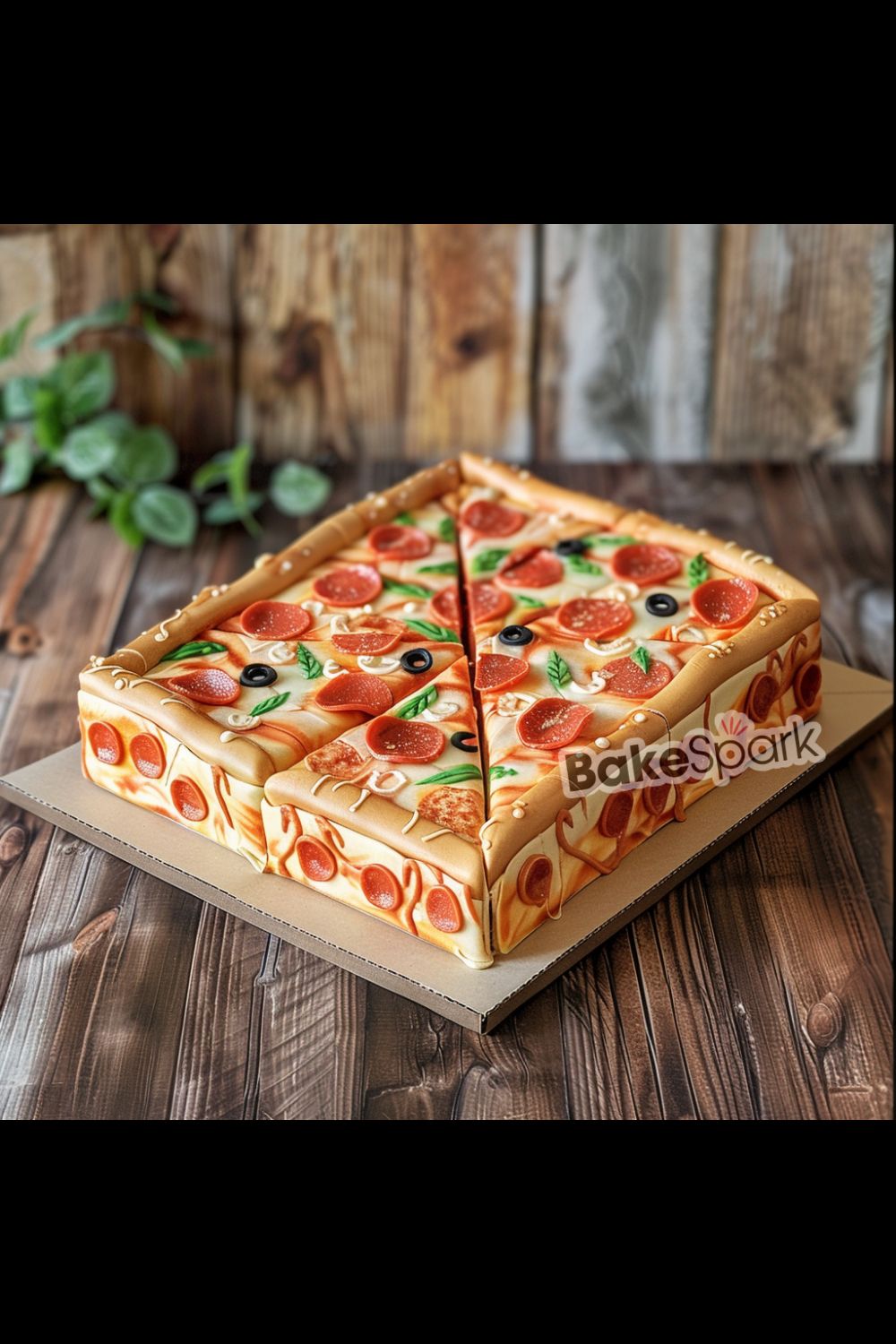 pizza cake idea