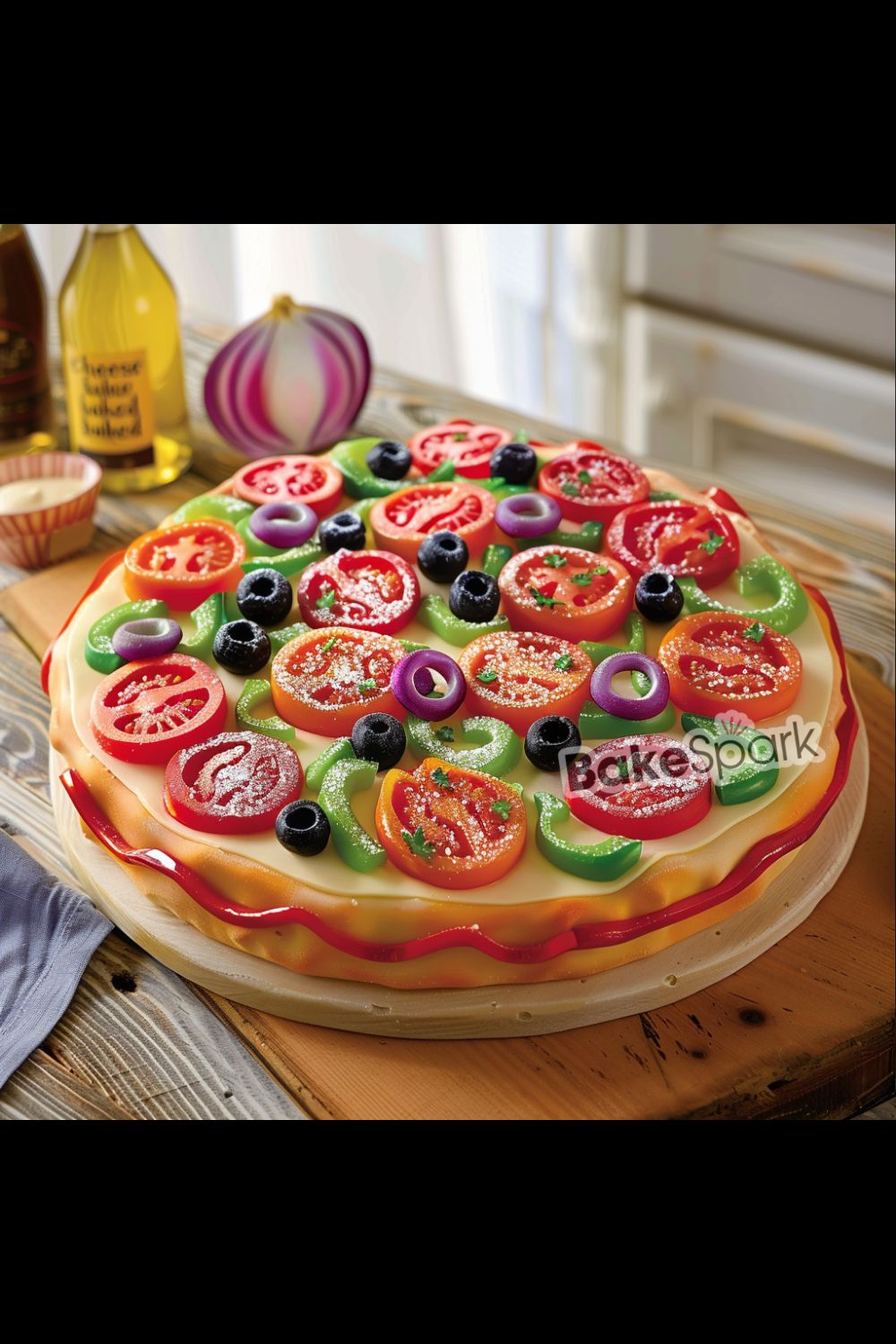 pizza cake idea