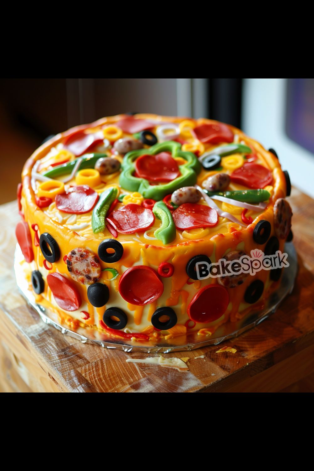 pizza cake idea