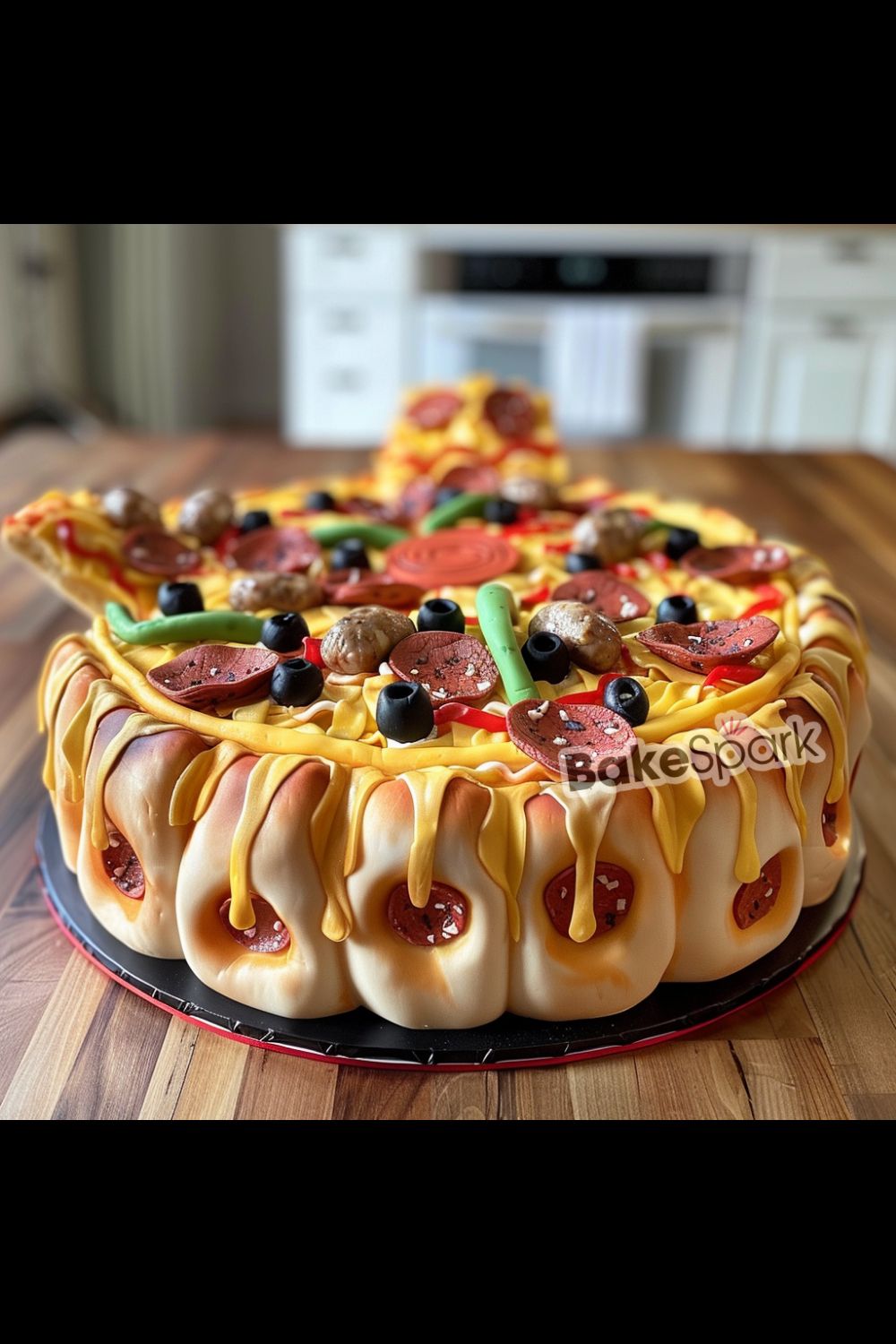 pizza cake idea