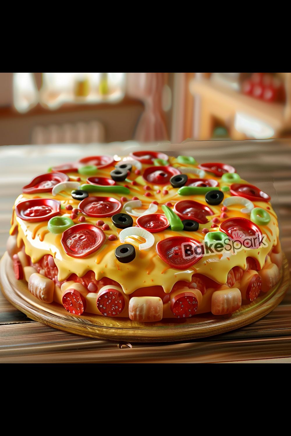 pizza cake idea