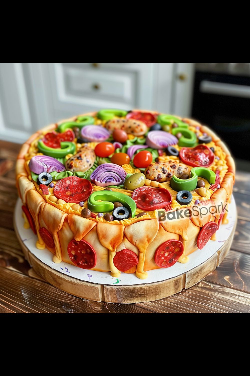 pizza cake idea